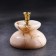 Climb "Church No. 1", round with a cup, 4x5.5 cm, selenite, mix