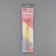 Knitting hook, bilateral, d = 6/7 mm, 13 cm, gold color