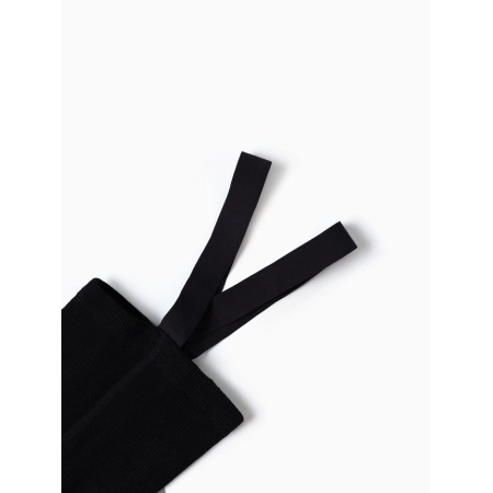 Children's tights with Minaku straps, height 86-92 cm, black-2