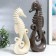 Souvenir ceramics "sea skates" matte chocolate and cream set 2 pcs 38.5x8.5x13.5 cm