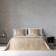 Cover with pillowcases "Tara", size 230x250 cm, beige color