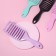 The comb is massage, wide, ventilated, 7.5 × 23 cm, color mix