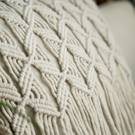 Decorative pillow "Fes", size 45x45 cm, gray color-2