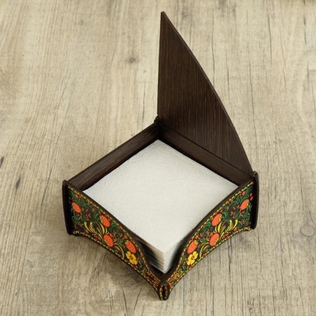 Wooden napkin "Khokhloma strawberry", color-1