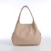 Women's bag with lightning, beige color