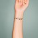 Tattoo on the body Black "Bracelet. Swallows" 20x3 cm