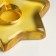 Crystal flower candlestick 3x15cm, 20 ml sand