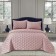 A set with a clip "Sharmel", size 230x250 cm, 50x70 cm - 2 pcs, color ash rose