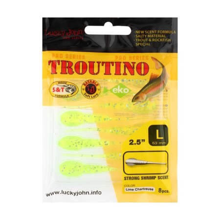 Twisters edible LJ Pro Series Troutino, 6.3 cm, color 071, 8 pcs.-1