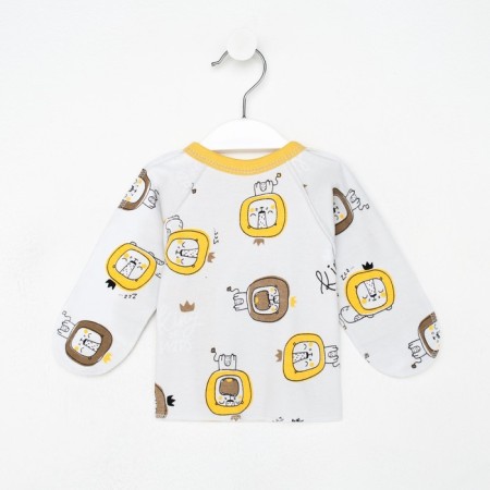 Nursery blouse, white/lion, height 56 ​​cm-2