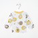 Nursery blouse, white/lion, height 56 ​​cm