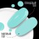 Nail varnish gel, Classic Colors, 3 phase, 8ml, LED/UV, pastel-turquoise color (27)