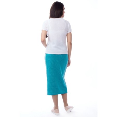 Women's skirt, size 44, blue color-8
