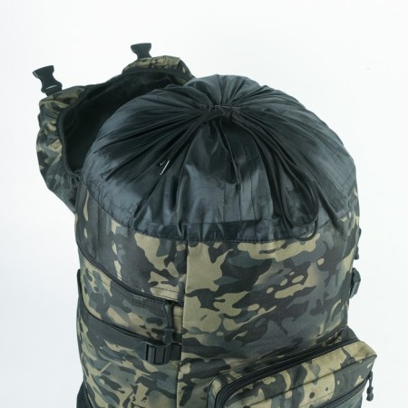 Tourist backpack "Adventure" male, 70 l, oxford, camouflage cartoons-5