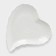 Ceramic serving dish "Heart", 30 × 28 × 3 cm, white color