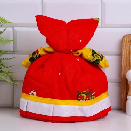 Hall on the kettle "Baryna", with an insert, yellow apron, small-2