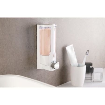 Axentia dispenser for liquid soap and shampoo wall white, volume 380 ml, height 19 cm-5