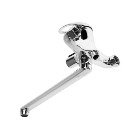 Accoona A7152 bath mixer, one -leaf, pour 300 mm, with a shower set, chrome-2