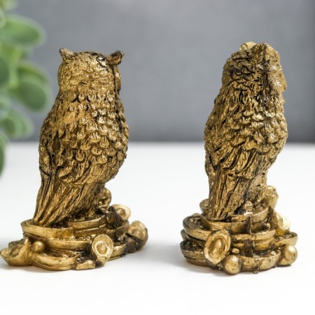 NECK Polystone for bronze "Filin on coins" set of 2 pcs 6x3.5x4 cm-4
