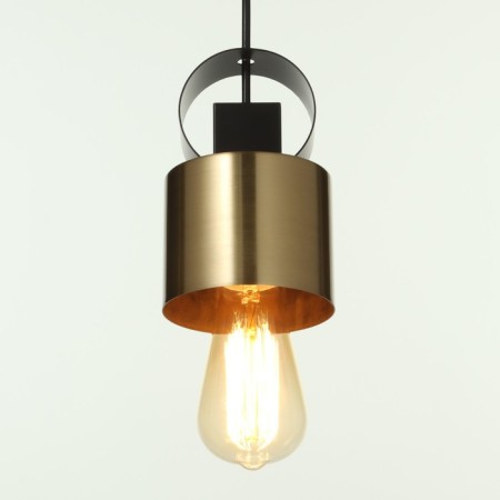 Lamp Bayerlux 2287/1 E27 40W black and gold 10x10x13-113 cm-2