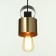 Lamp Bayerlux 2287/1 E27 40W black and gold 10x10x13-113 cm