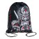 A bag for shoes with a pocket of 480 x 360 mm, a phoenix, a reflective strip, with a "robot handle"
