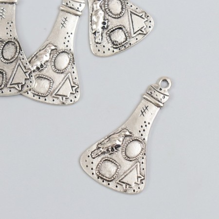 Decor for creativity Metal "Caus with miracles" 4x2.2 cm