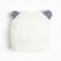 Baby hat, white/blue color, size 40-44
