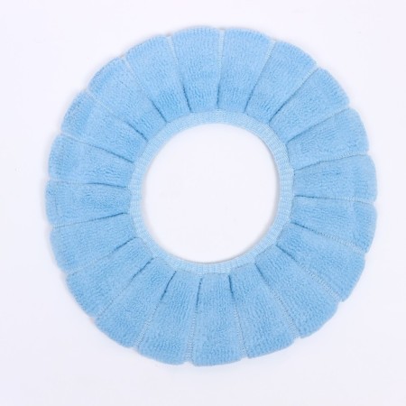 Soft cover on the lid and seat of the toilet (blue)-3