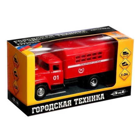 Inertial truck "ZIL. Fire service ", scale 1:34, light and sound-7