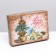 Gift box team "Bag with a Christmas tree", 21 x 15 x 5.7 cm