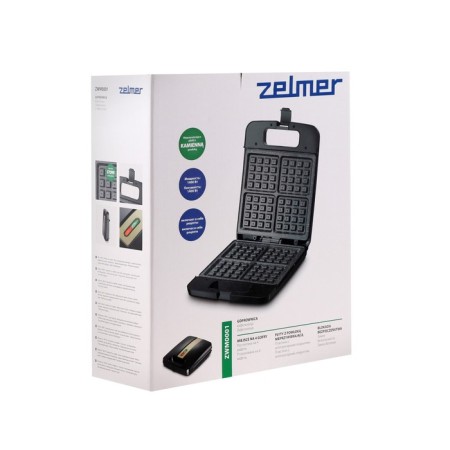 Sandwich Zelmer ZWM0001, 1400 W, anti -stick coating, black-7