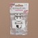 Bag's fastener, 3.3 × 3 cm, silver color