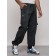 Sports male trousers, size 52, dark green color