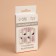 Line overhead nails, 12 pcs, with adhesive plates, ballerina shape, multi -colored