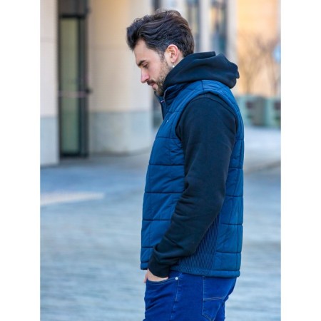 Male ise vest, size 56, dark blue color-4