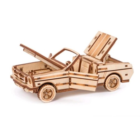 Mechanical 3D puzzle made of wood "Cabriolet"