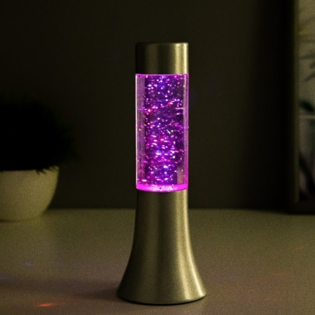 Lava Lava lamp "Cylinder chrome", 17 cm (from Bat. 3hlr44)-1