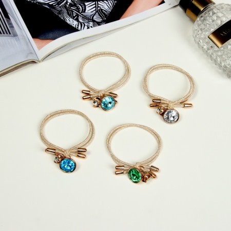 Hair gum "Florentine" Stones, 2x2 cm, mix-2