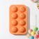 Form for the chups "Chupik", silicone 19.5 × 11.7 × 3.5 cm, 8 cells, 2 parts, with sticks, color mix