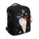 School backpack, 39 x 26 x 17 cm, Grizzly, ergonomic back, black
