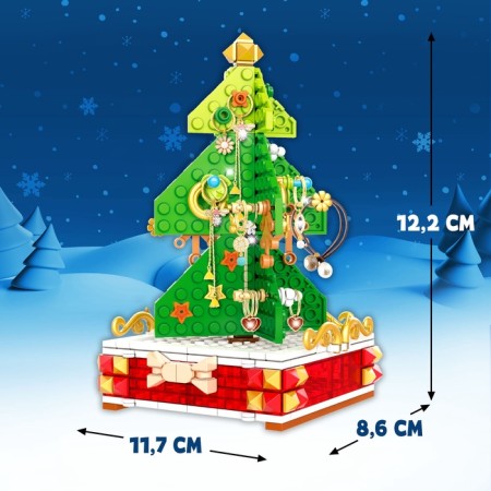 Designer "New Year's adventures: Christmas tree", a stand for jewelry, 215 parts-2