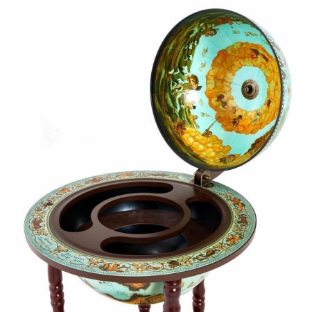 Globe bar decorative "World Traveling Map" 87x47x47 cm-4