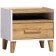 Cleat cabinet "Iris 41", 486 × 358 × 445 mm, white color / oak golden