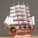 Ship with white sails "Eastern Star", 48x11x45cm