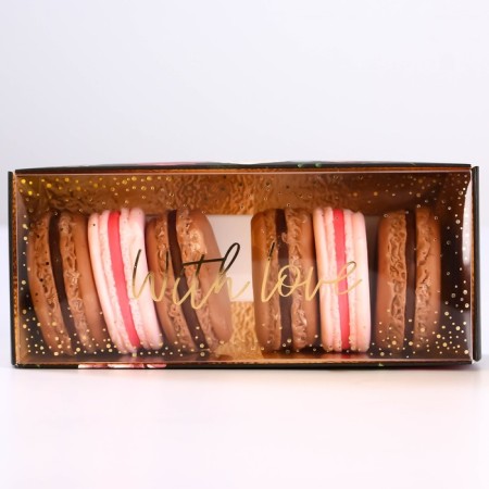 Confectionery box, packaging "With Love", 14.5 x 5 x 6 cm-4