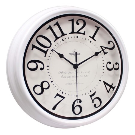 Watching, interior, d = 31 cm, silent, white-1