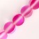 Busins ​​made of natural stone "Cat Eye", set 46 pcs., Size 1 pc. - 8 mm, pink
