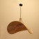 Ceiling Lamp from Rotan "Kuin" 1x120W, E27, 80x60 cm
