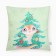 Case on the pillow Ethel "New Year's snake", 40*40 cm, 100 p/e, velor